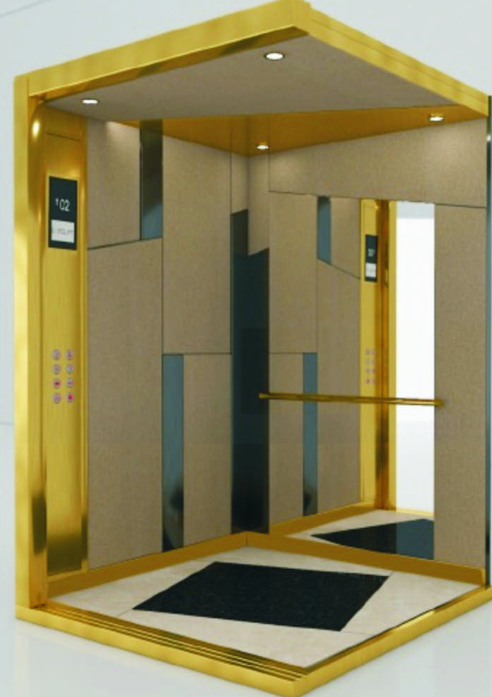 Geometric Gold Luxury Cabin